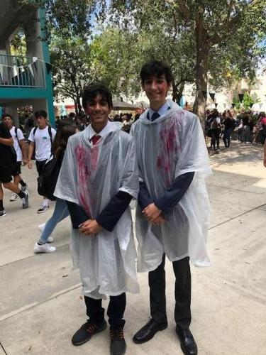 Students Activities around the reef